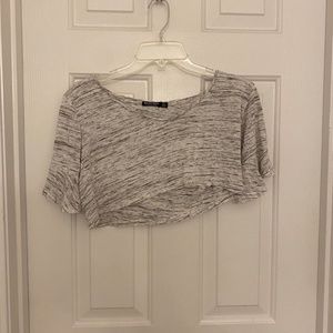 Gray Nasty Gal Crop Top - Size 4